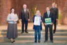 (v. l.) Staatsministerin Michaela Kaniber, BBV-Präsident Walter Heidl, Claudia Flierl, Andreas Flierl, VLM-Vorsitzender Harald Schäfer