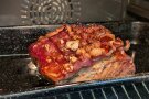 Schweinekrustenbraten im Ofen.